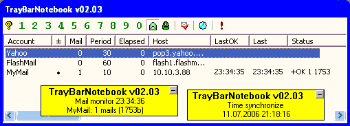 TrayBar Notebook